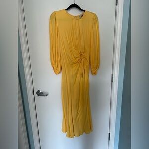 💛 Farm Rio | Cutout Midi Dress | Yellow | Medium 💛
